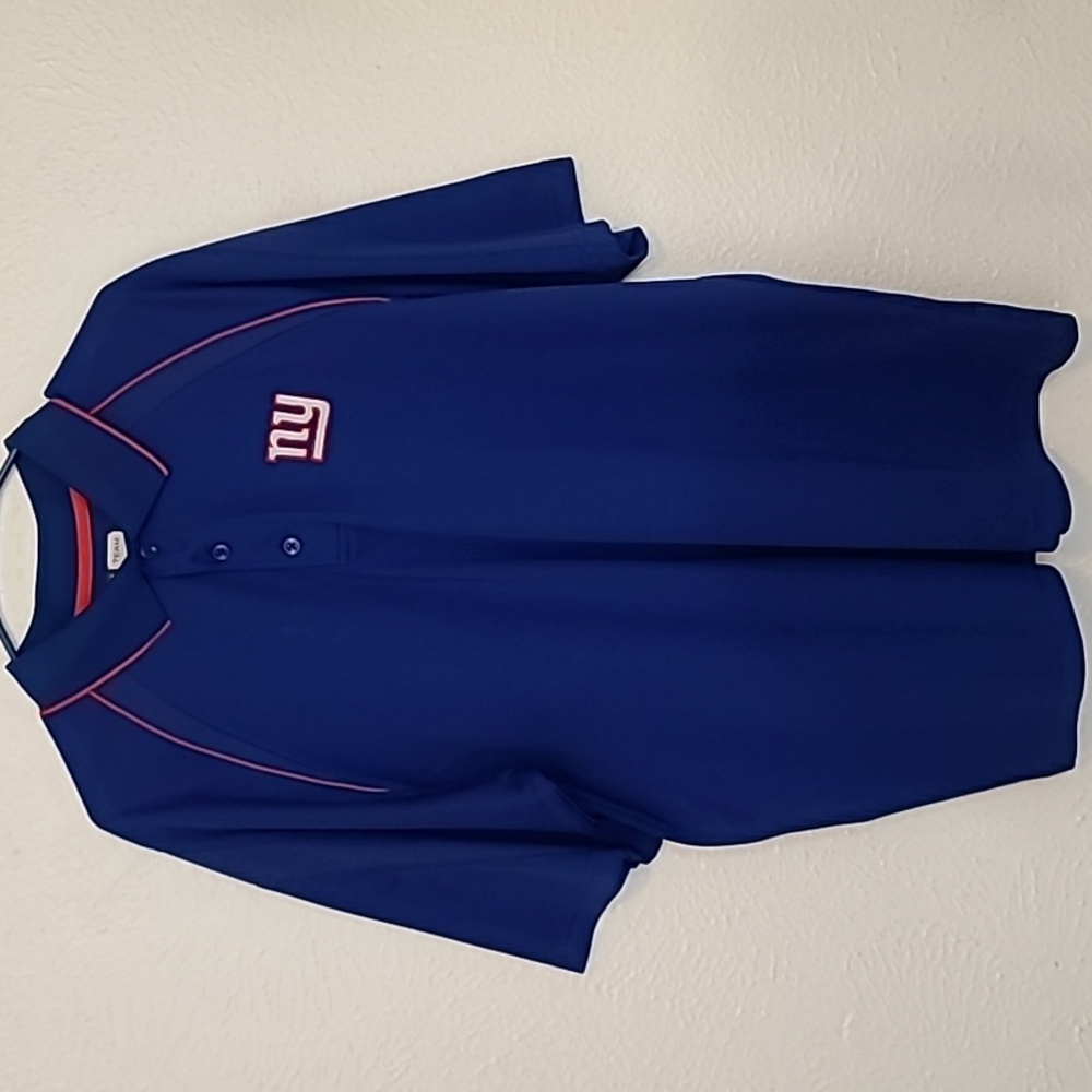 New York Giants Polo Shirt Official NFL Team Apparel Dry Fit Size XL